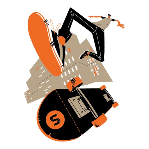 Sport Stickers - skateboard, run, workout, basket