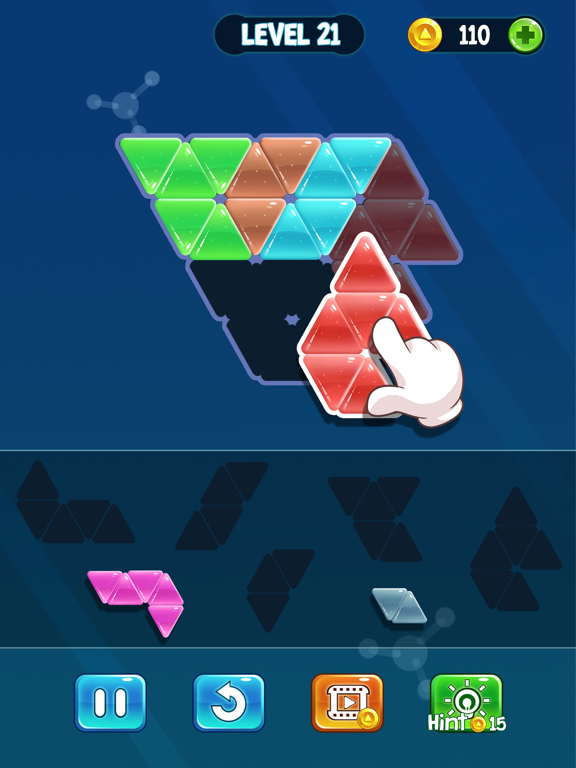Hexa Block Tangram Puzzle screenshot 3