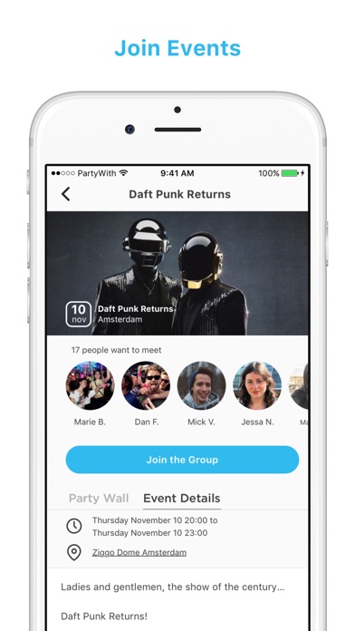 PartyWith - Events & ... screenshot1