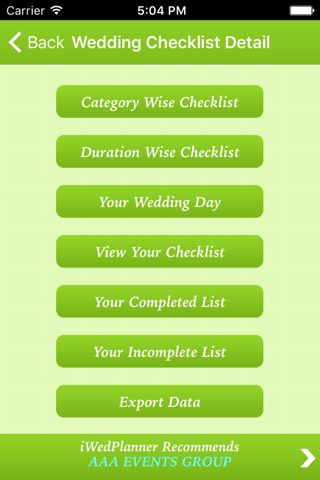Wedding Planner iWedPlanner - náhled