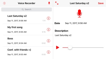 Voice Recorder iRocks screenshot 4