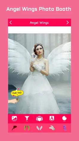 Game screenshot Angel Wings Photo Booth hack