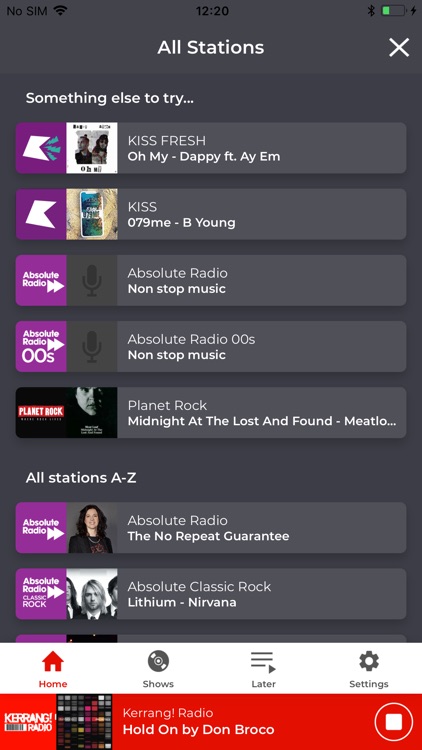 Kerrang! Radio screenshot-4