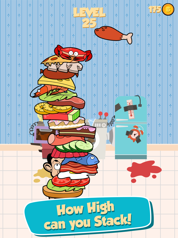 Mr Bean - Sandwich Stack App Reviews & Download - Games App Rankings!
