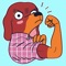 Emotional Dachshund Stickers