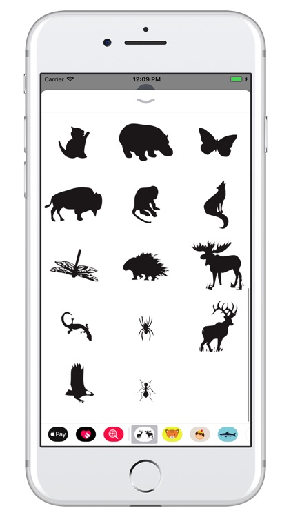Animals silhouettes - siluette