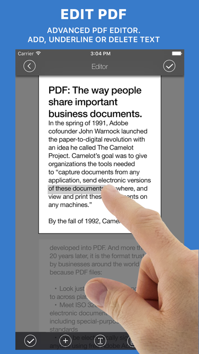 How to cancel & delete Documents Reader+files browser from iphone & ipad 4