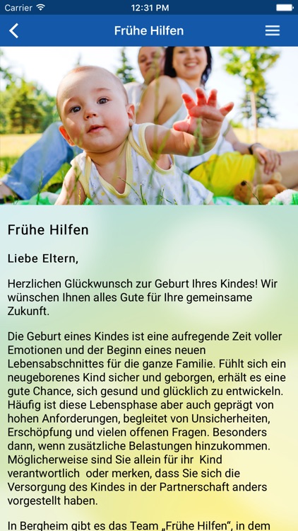 Baby-App Bergheim