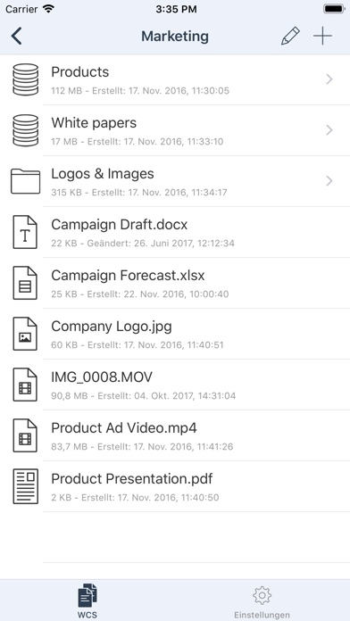 Waelzholz Cloud Storage screenshot 3