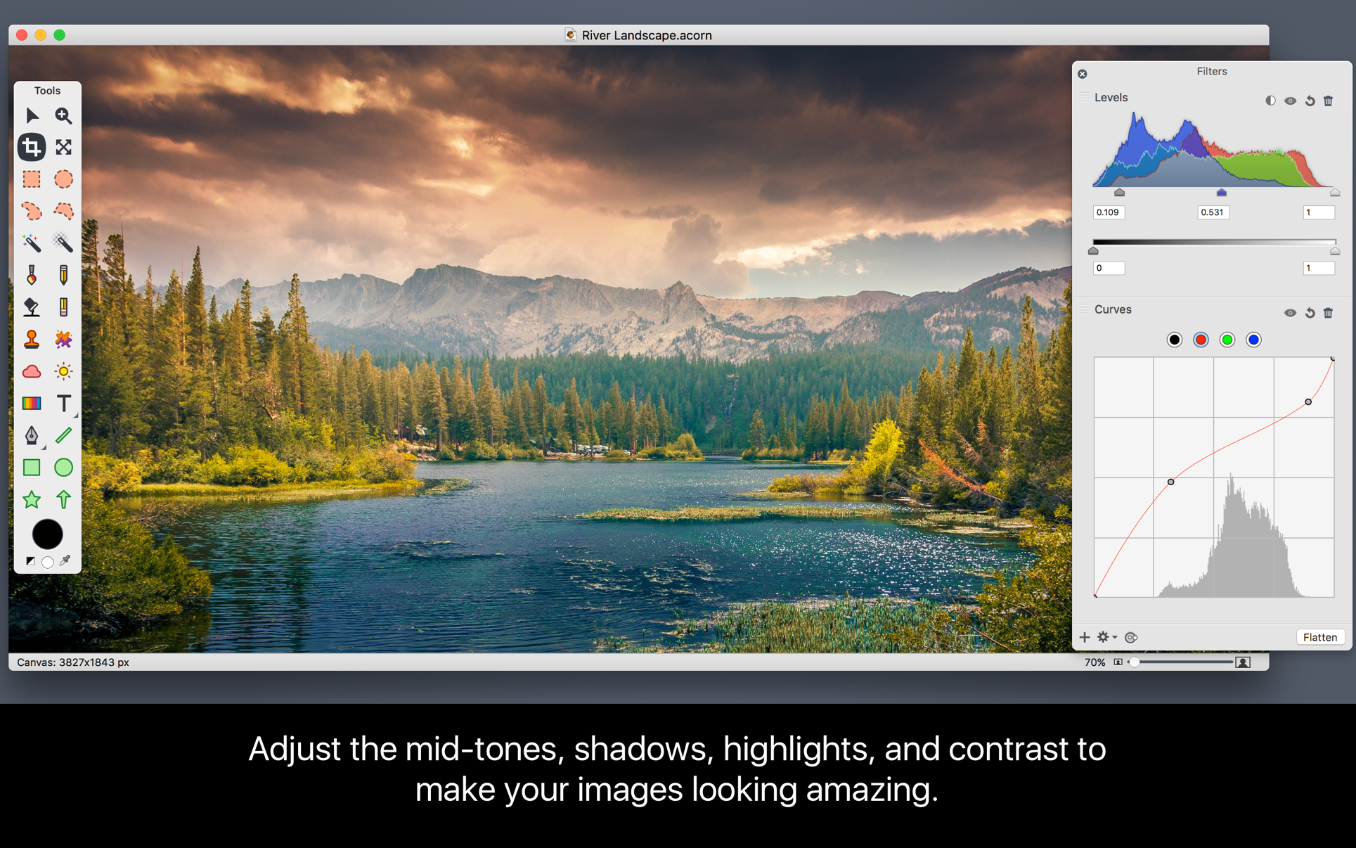 Acorn 7.1.1 Mac 破解版 优秀的图片编辑处理软件