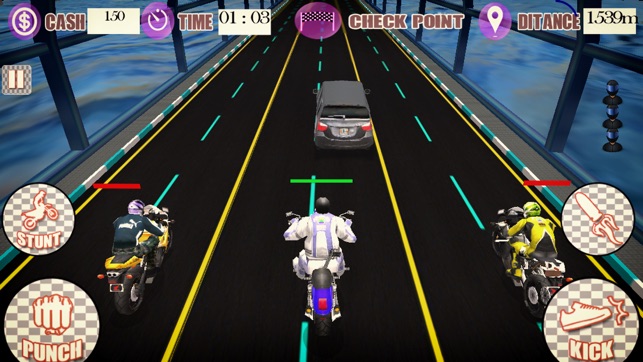 Bike & Car Fight Race 2017, game for IOS