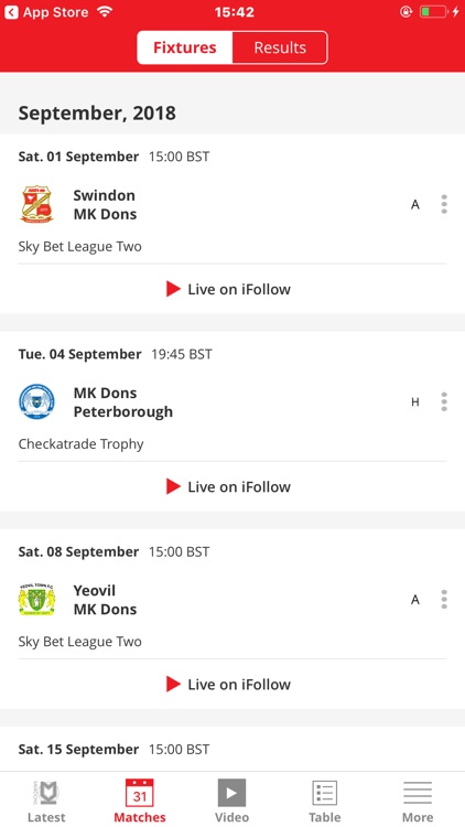 MK Dons Official App