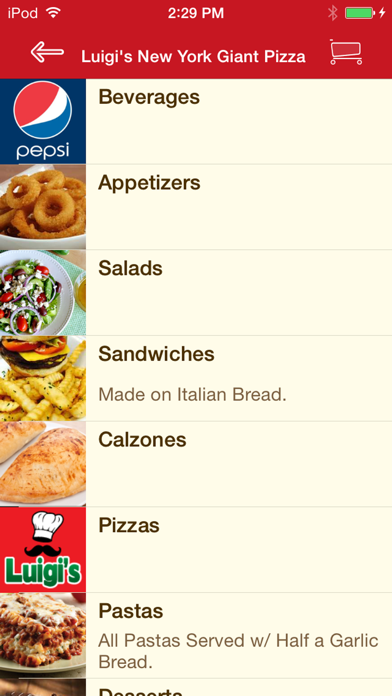 How to cancel & delete Luigi's New York Giant Pizza from iphone & ipad 2