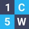 Find 5 correct words from 1 clue by combining the letter groups