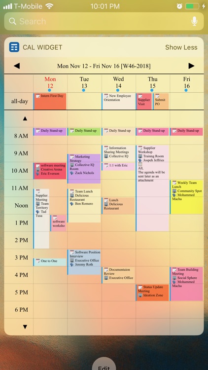 Week Calendar Widget Pro screenshot-0