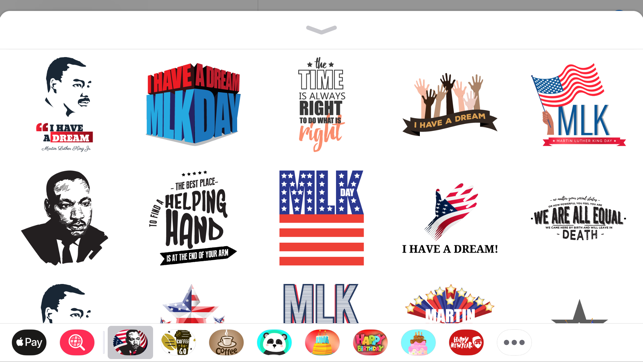 Martin Luther King Day Sticker(圖4)-速報App