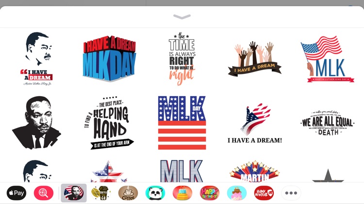 Martin Luther King Day Sticker screenshot-3