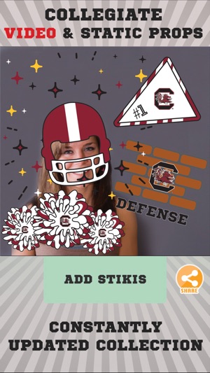 South Carolina Gamecocks Animated Selfie Stickers(圖2)-速報App