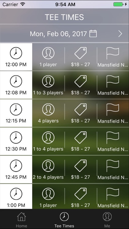 Mansfield National Tee Times