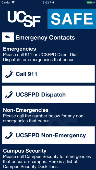 UCSF Safe screenshot 2