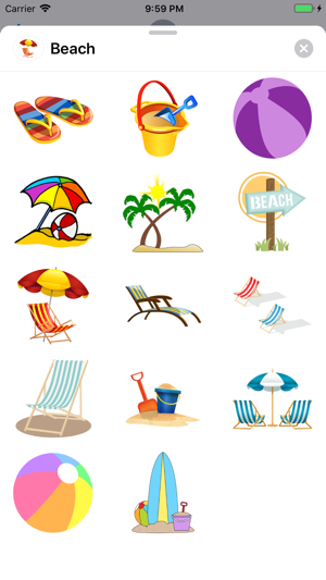 Beach Stickers Summer(圖2)-速報App