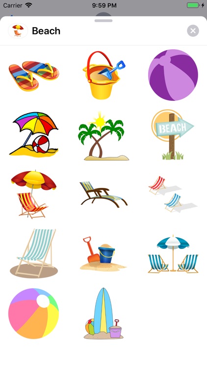 Beach Stickers Summer