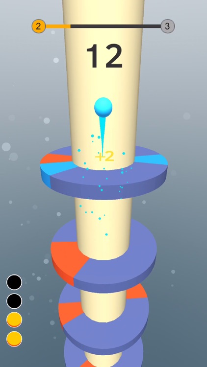 Bouncy Paint-spin helix tower