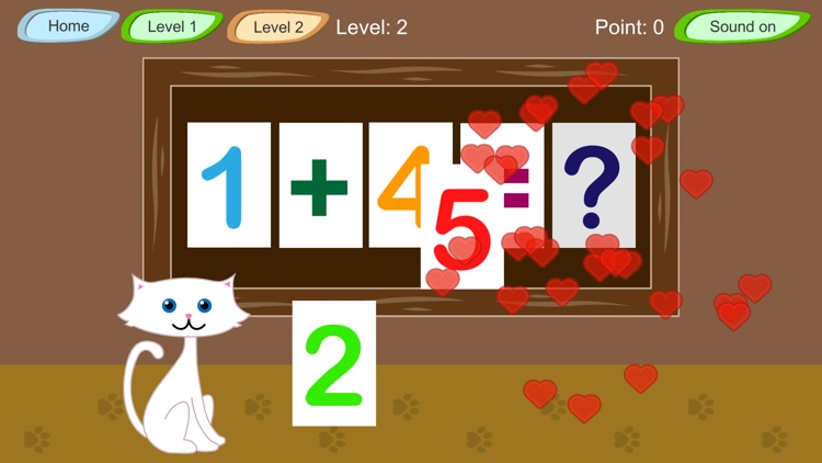 Learn math with the cat screenshot-3