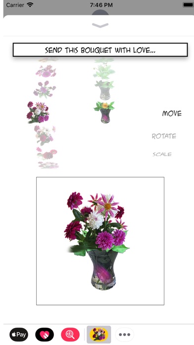 Bouquet Emoji screenshot 2