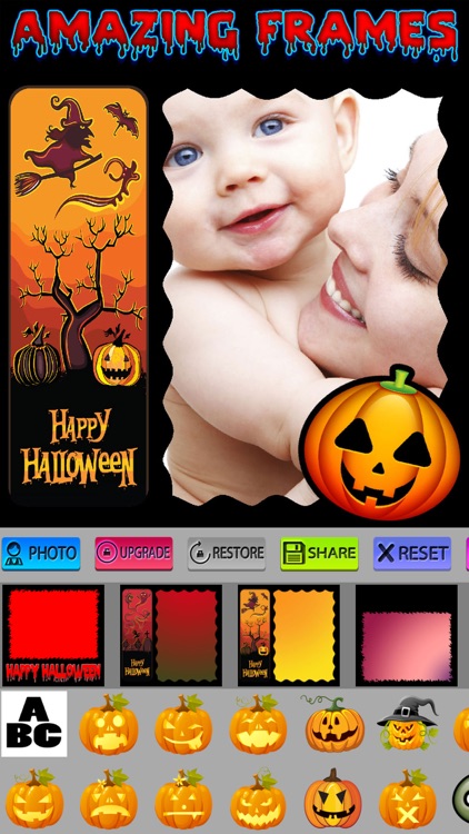 Halloween Frames + Stickers