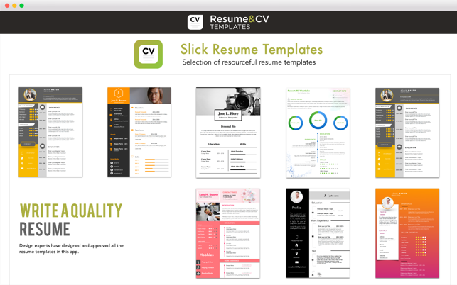 Resume & CV Templates by CA(圖4)-速報App