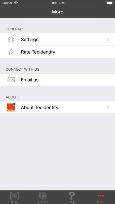 How to cancel & delete TecIdentify: MAPP Code Scanner from iphone & ipad 2