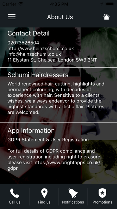 Schumi Hairdressers screenshot 2