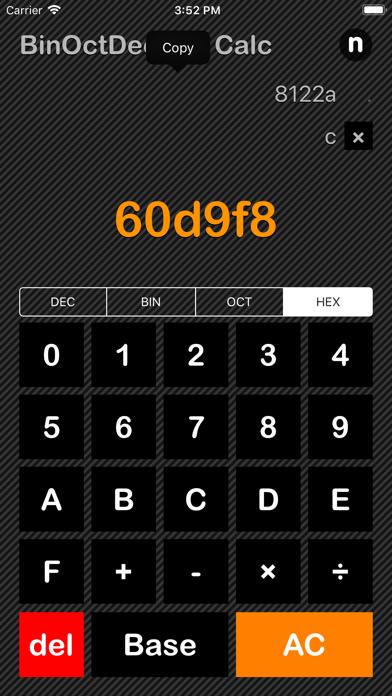 Bin Oct Dec Hex Calculator screenshot 4