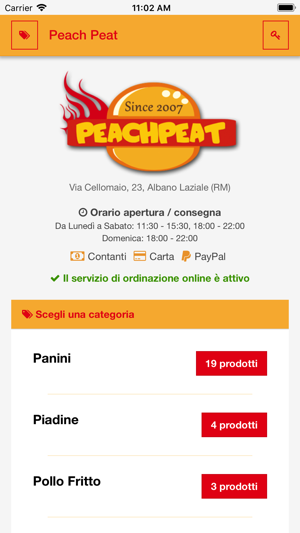 Peach Peat - Albano Laziale