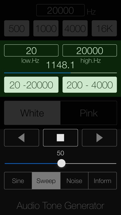 Audio Tone Generator Lite screenshot-4