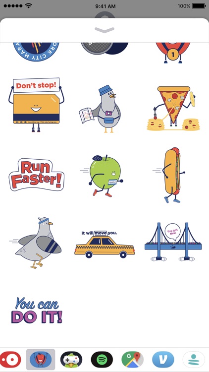 TCS NYC Marathon Sticker Pack screenshot-3