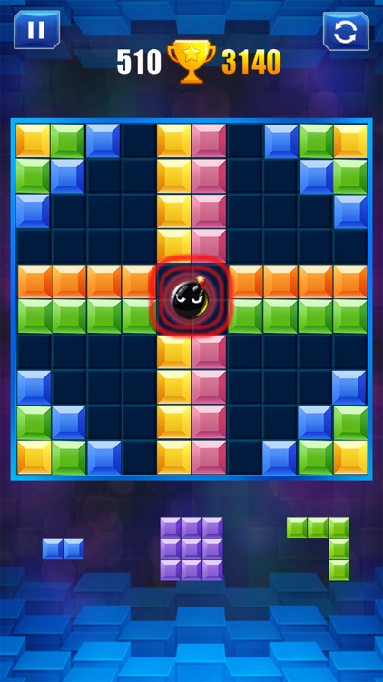 dodge the blue blocks game