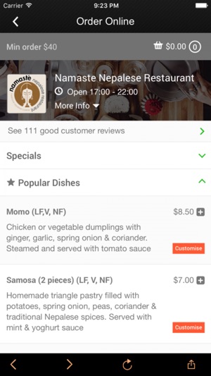 Namaste Nepalese Restaurant(圖3)-速報App