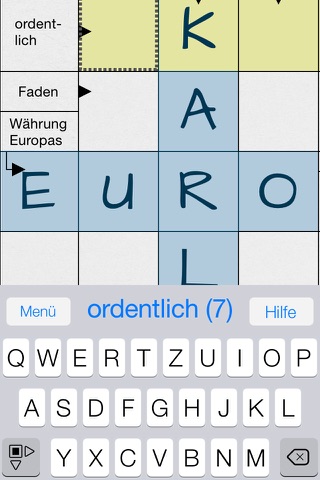 Kreuzworträtsel Pro screenshot 2
