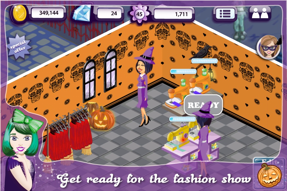 Fashion Design World Halloween screenshot 4