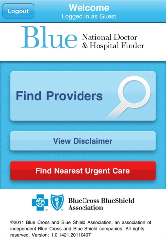 Blue National Doctor and Hospital Finder screenshot 2