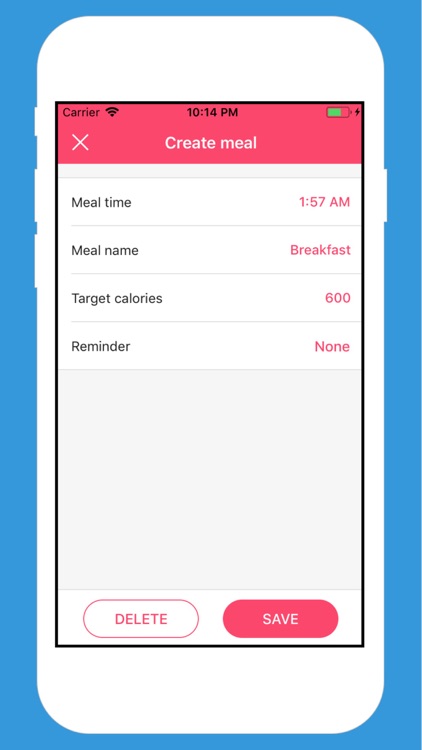 Calories Planner