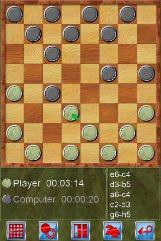 Checkers V+, multiplayer game - náhled