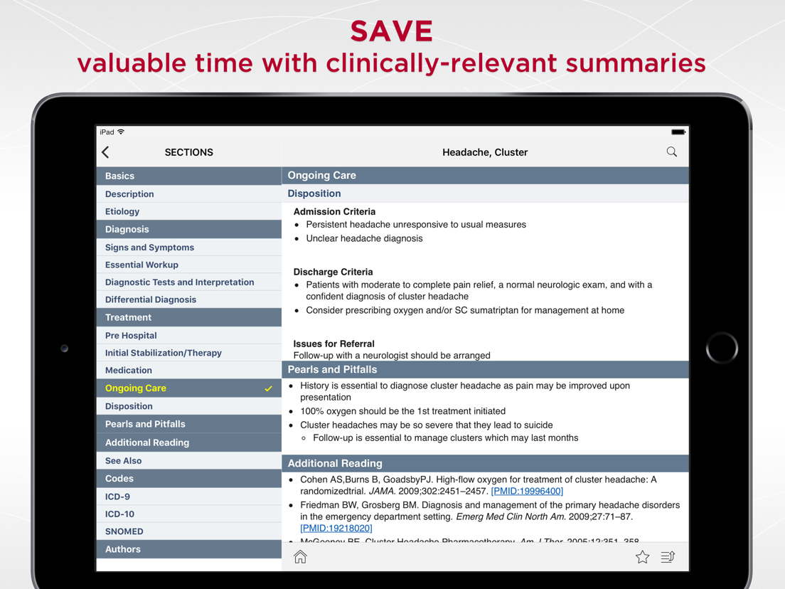 5Minute Emergency Medicine App voor iPhone, iPad en iPod touch