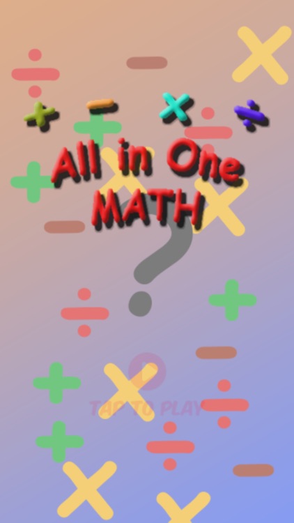 All In One Math Learning