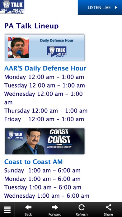 98.7 Jack FM/AM 910 screenshot 3