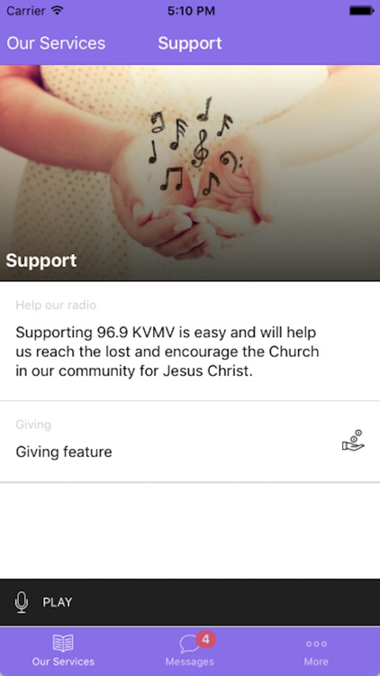 KVMV 96.9 FM Radio Application