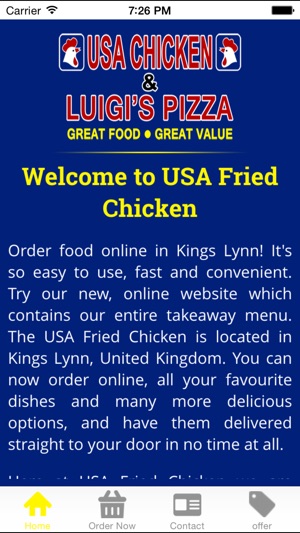 USA Fried Chicken Kings Lynn(圖2)-速報App