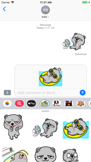 Talented Bear Stickers Pack(圖5)-速報App